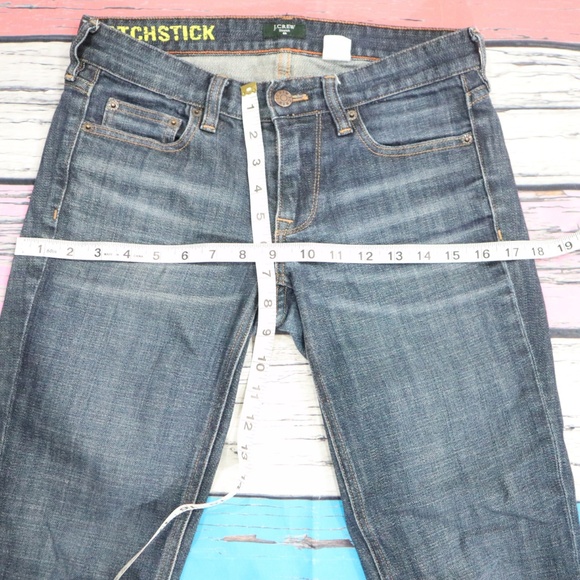 J.Crew Matchstick Jeans Medium Dark Wash 26 - Picture 6 of 8